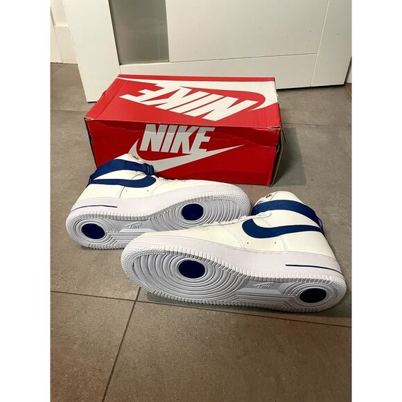 Nike Women’s - Air Force One - Hightop - 40th Anniversary - Sail Blue - Size 11 - Picture 4 of 7